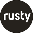 Rusty 3rd part logo