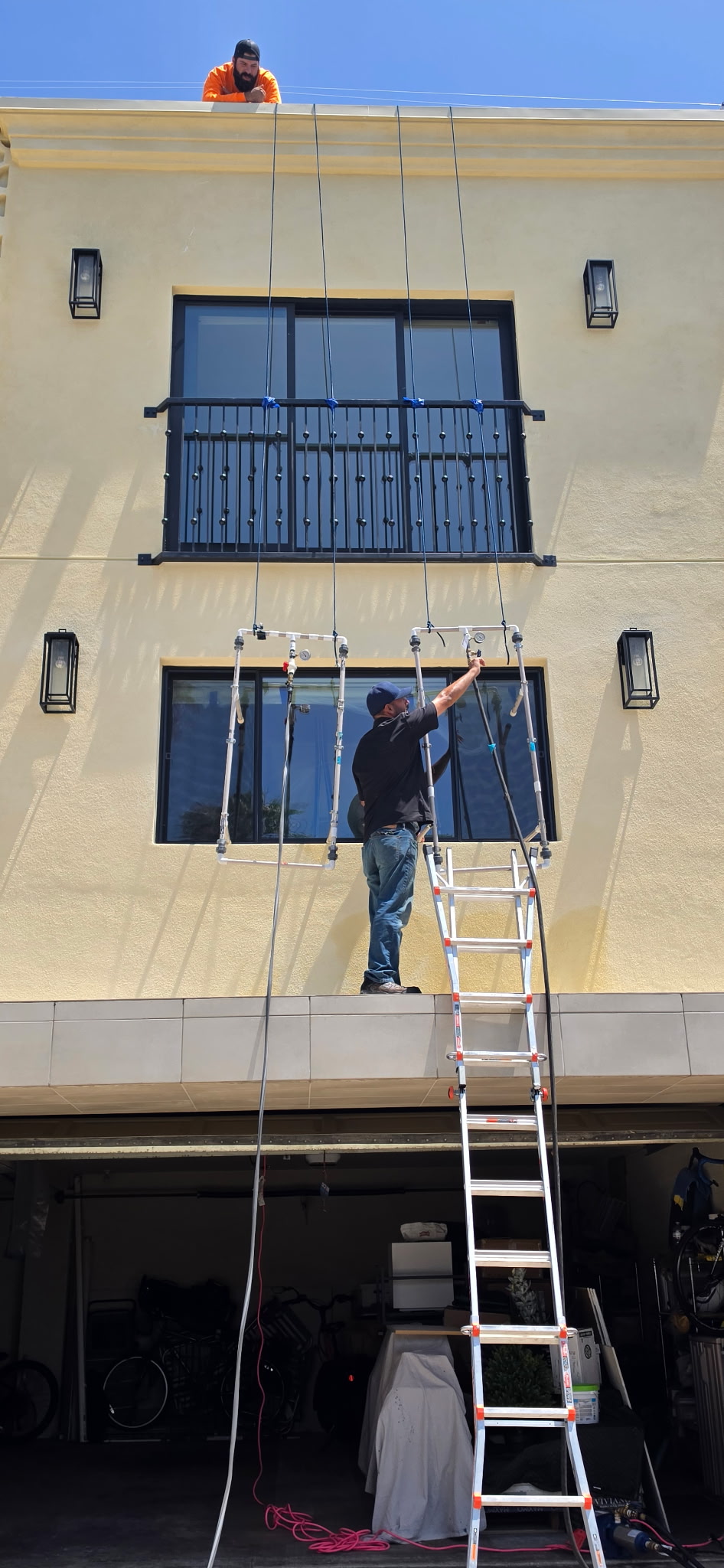 AMW water intrusion testing at a San Diego property